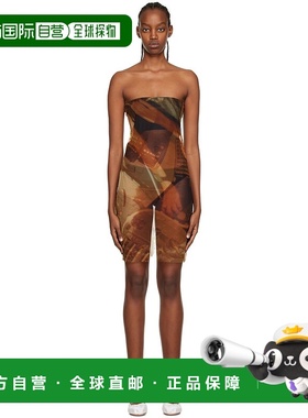 1h可退 香港直邮潮奢 ELLISS 女士 黄色 Anti Gravity 连衣裙 Min