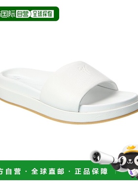 自营 Giuseppe Zanotti Indi 10 皮革拖鞋 - 白色 美国奥莱直发