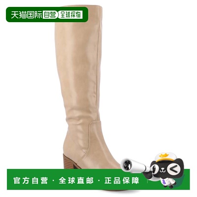 自营 Journee Collection 女式真正舒适泡沫 Romilly 靴子 - 棕褐