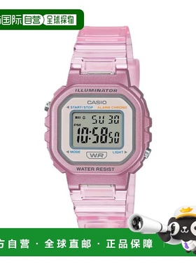 自营Casio Women's Transparent Pink Digital Watch - LA-20WHS-