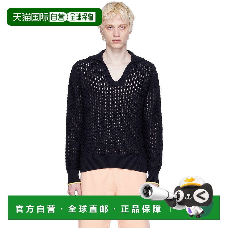 1h可退 香港直邮潮奢 MAISON KITSUNE 男士 海军蓝 Hotel Olympia