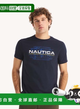 自营Nautica Mens International Graphic T-Shirt - navy seas
