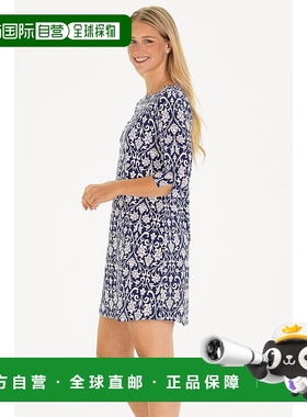 自营duffield lane海军Filigree中的Alicia连衣裙-海军 美国奥莱