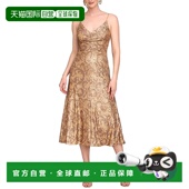 Halston Essence 连衣裙 自营 黄色 美国奥莱直发