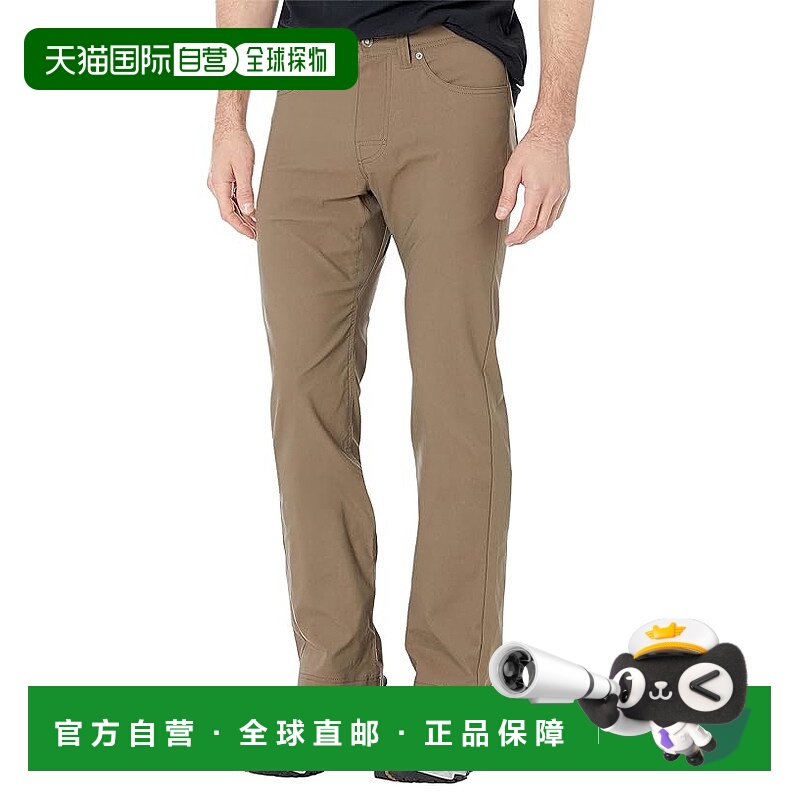 1h可退 香港直邮潮奢 prana 男士 Brion II 长裤 brown棕色 舒适