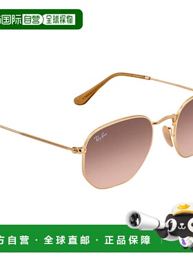 自营ray-banRay Ban Hexagonal Flat Lenses Brown Gradient Avia