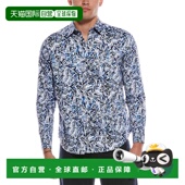 蓝色 自营Robert 美国奥莱直发 修身 梭织衬衫 Graham Gatton经典