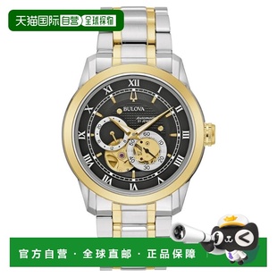 自营Bulova Men's Sutton Black Dial Watch - black 美国奥莱直