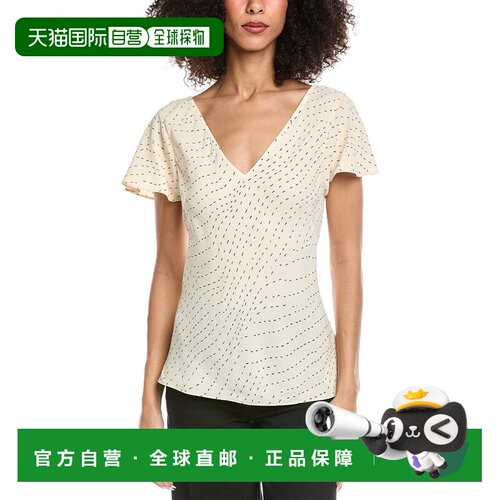 自营rag & bone Yvonne Top - white 美国奥莱直发上衣女装