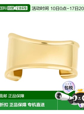 自营adorniaTarnish Resistant 18k Gold Plated Tall Curve Cuff
