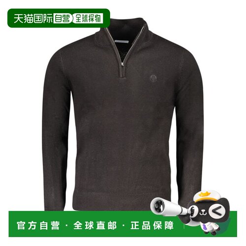 自营North Sails Acrylic Men Men's Sweater - black 美国奥莱直
