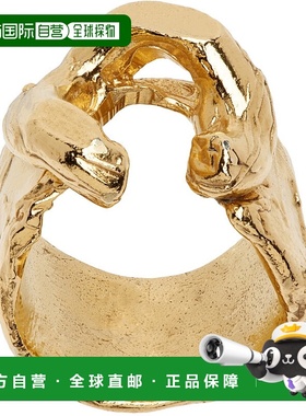 1h可退 香港直邮潮奢 Alighieri 女士 金色 The Flashback 戒指 F