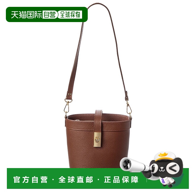 自营persaman new yorkPersaman纽约Maxine16皮包-棕色 美国奥莱