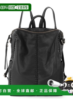 自营the sakLos Feliz 背包 - 皮革 - 黑色 【美国奥莱】直发