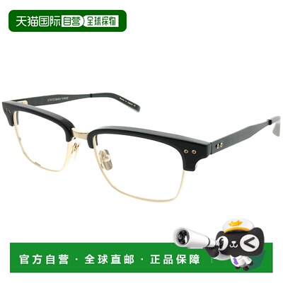 自营Dita Statesman Three DRX-2064-B-BLK-GLD-55 Unisex Rectan