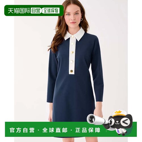 自营lilly pulitzerGabi Dress - low tide navy 美国奥莱直发