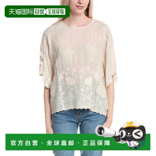 自营Johnny Was Ferera Blouse - white 美国奥莱直发上衣