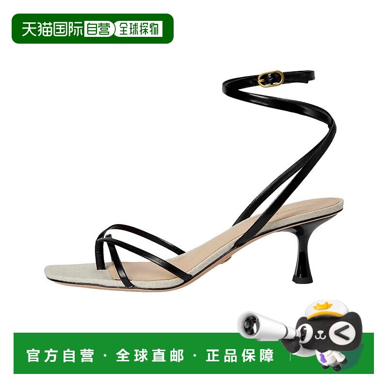 自营Veronica Beard Caterina Black Leather  J5002L2001 Women'