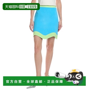 AMUR 包臀裙 Dean 绿色 美国服饰直发奥莱 提花针织迷你裙 自营