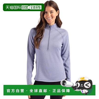 自营Cutter & Buck Peshastin Fleece Recycled Womens Half Zip