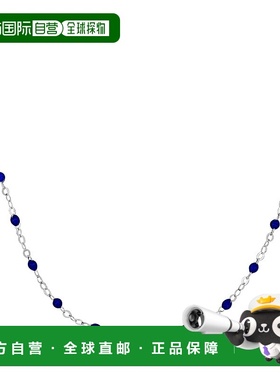 自营 925 纯银 Mimi & Max 蓝色珐琅珠 Station Forzatina 钻饰项