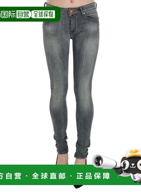 自营PLEIN SUD Washed Low Waist Slim Fit Skinny Casual Women'