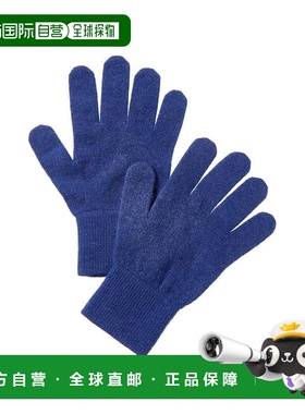 自营Brodie Cashmere Classic Cashmere Gloves - blue 美国奥莱