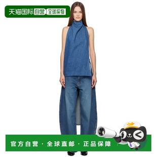 女士 蓝色 Asymmetric 1h可退 上装 Alaia Cape AA9 香港直邮潮奢