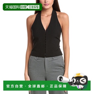 黑色 自营 bone破布和骨头Irina羊毛混纺吊带上衣 美国奥莱 rag