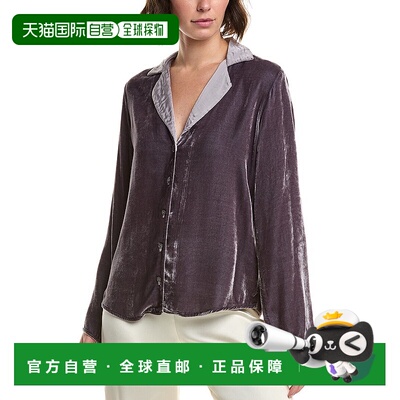 自营velvet by graham & spencerGraham&Spencer Brenna丝绒混纺-