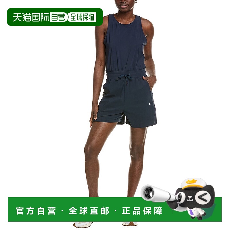 自营sweaty betty汗流浃背的贝蒂探险家连体衣-蓝色 美国奥莱直发