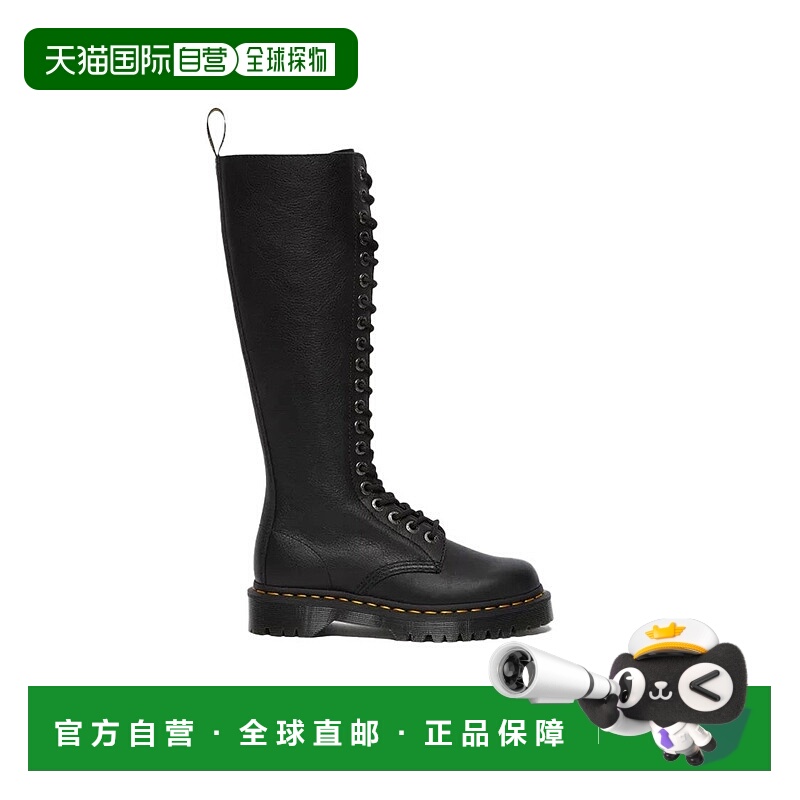 自营dr. martens1B60 Bex黑色比萨靴-黑色 美国奥莱直发
