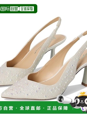 自营 Betsey Johnson Clark Pump女式象牙尖头吊带裤ZOGG984-白色