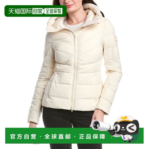 自营Canada Goose Clair Black Label Jacket - white 美国奥莱直