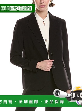 自营 Anne Klein Sabre Jacket - Black 奥莱直发美国长袖外套
