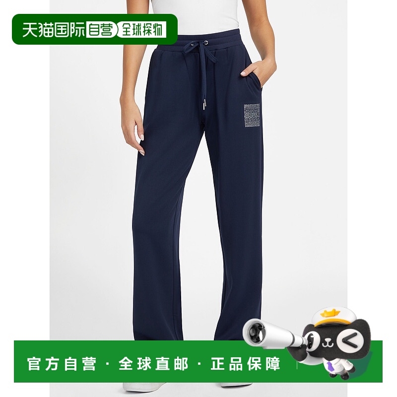 自营guessBecka Straight Leg Pants - blackened blue 美国奥莱