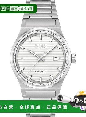 自营Hugo Boss Stainless Steel Dress Men's Watch - gray 美国