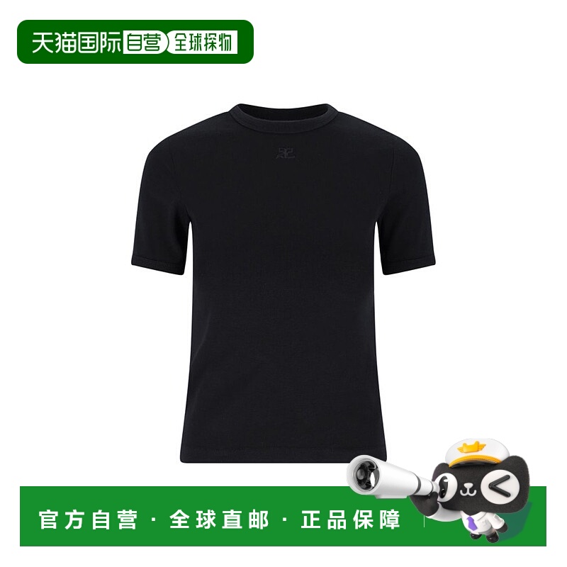 1h可退 香港直邮潮奢 Courreges 女士 短袖T恤 125JTS017JS0203
