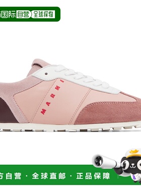 1h可退 香港直邮潮奢 Marni 玛尼 女士 粉色运动鞋 SNZW020400P90