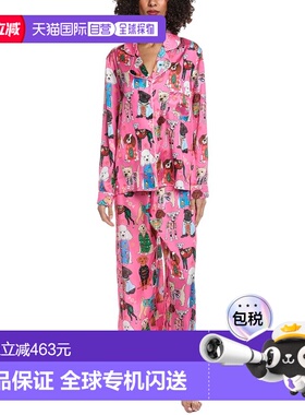 自营Karen Mabon 2pc Pajama Set - pink 美国奥莱直发