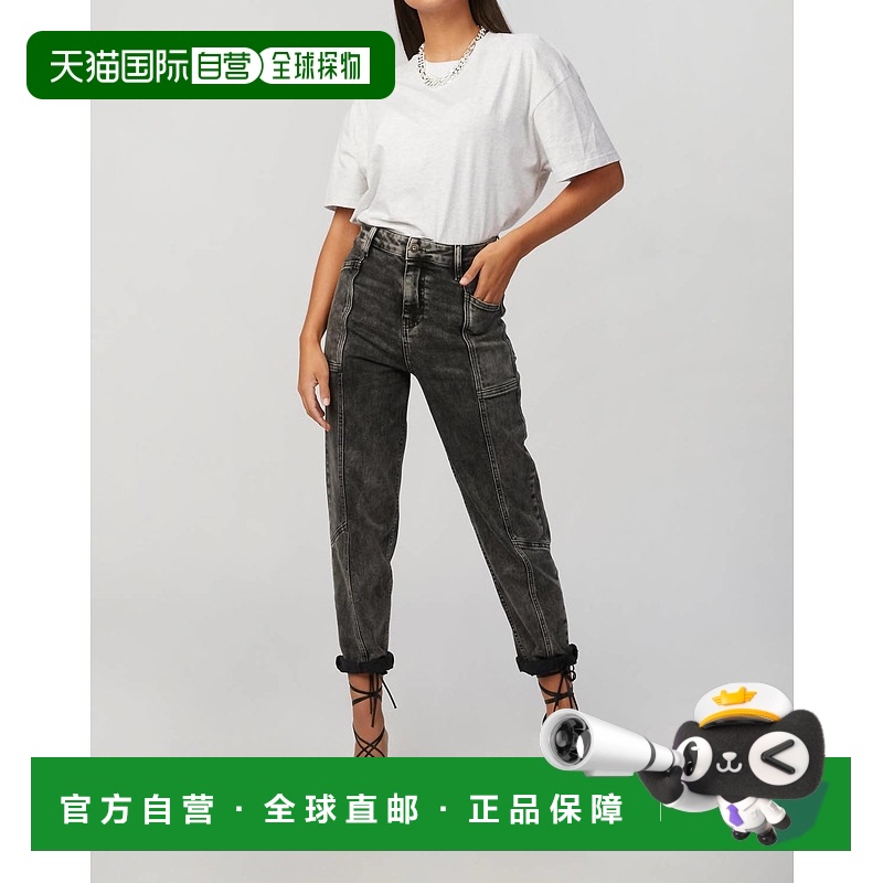 自营 in the mood for loveLara Croft牛仔裤水洗灰色 美国奥莱直