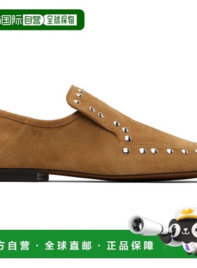 1h可退 香港直邮潮奢 Wales Bonner 女士 黄褐色 Dakar 乐福鞋 WB