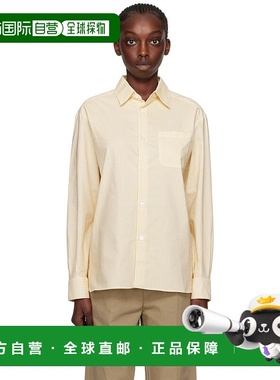 1h可退 香港直邮潮奢 A.P.C. 女士 黄色 Sela 衬衫 COGXWF12531