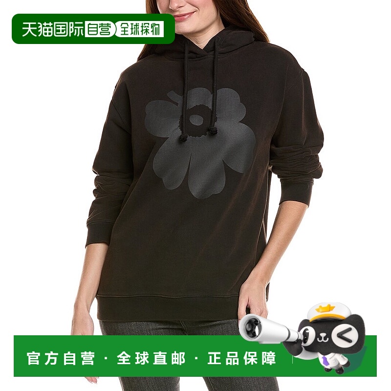 自营Marimekko Sanoma Hoodie - black 美国奥莱直发卫衣