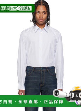 1h可退 香港直邮潮奢 Our Legacy 男士 白色 & 蓝色 Beyond 衬衫