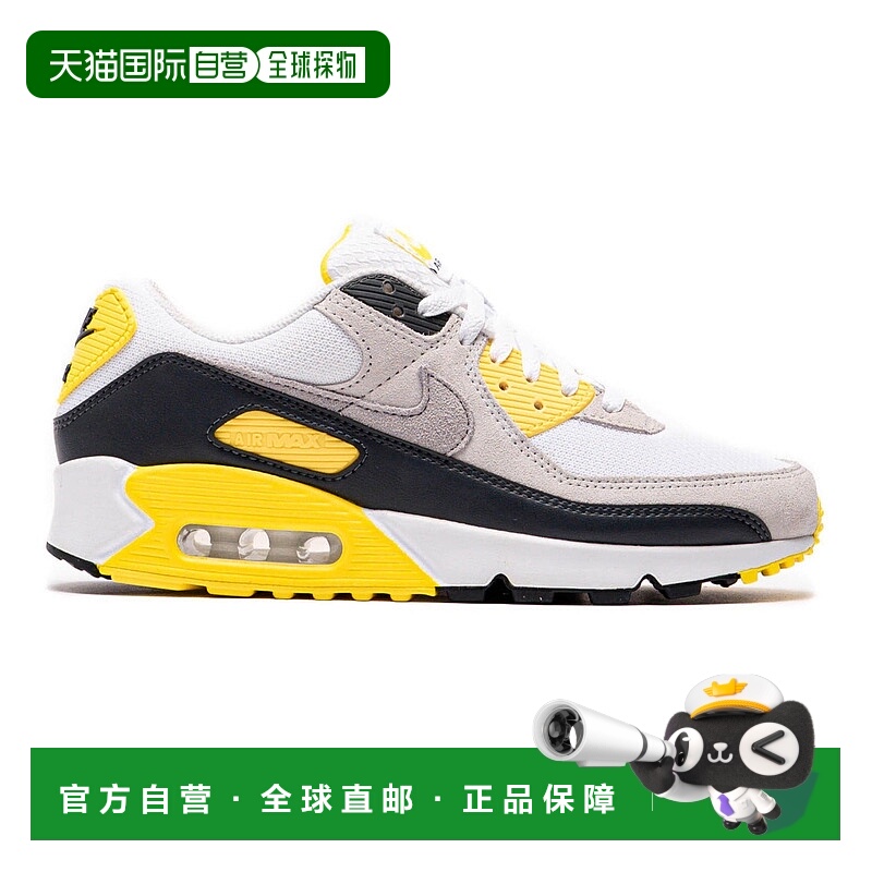 自营 Nike Air Max 90白色闪电-白色 耐克运动鞋美国直发奥莱