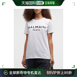 上装 进口圆领 T恤短袖 balmain 女士 美国直邮 宽松衬衫