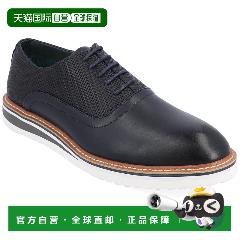 自营 Vance Co. Weber 平头混合正装鞋 - 海军蓝 美国奥莱直发