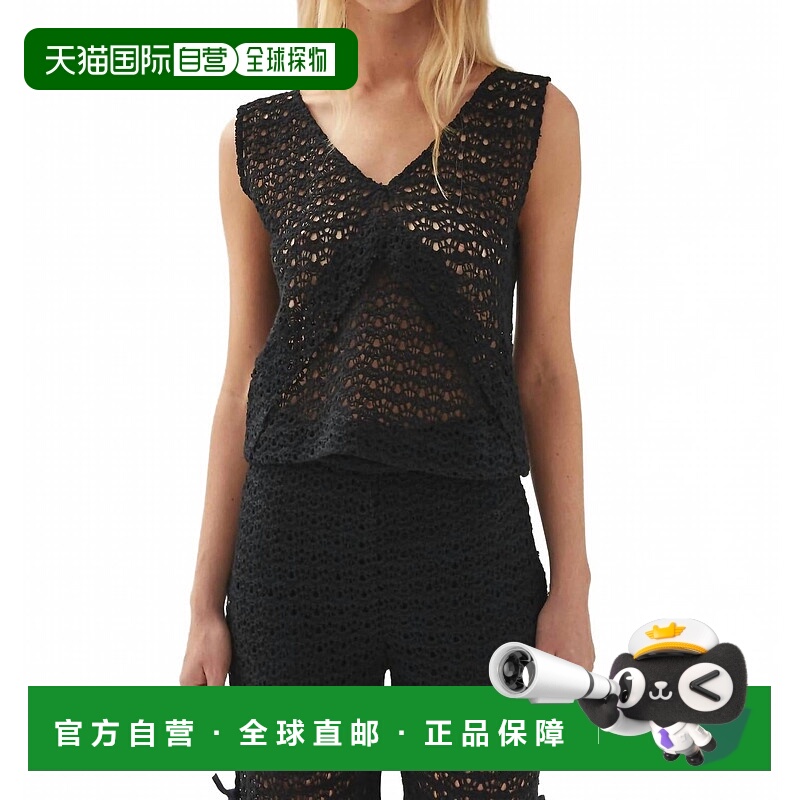 自营alohasKioko Black Knit Top - black 美国奥莱直发