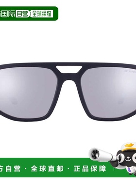 自营Emporio Armani Light Grey Mirror Silver Navigator Men's